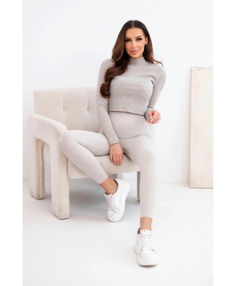 Dámske legíny s extra vysokým a elastickým  pásom