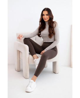 Dámske legíny s extra vysokým a elastickým  pásom