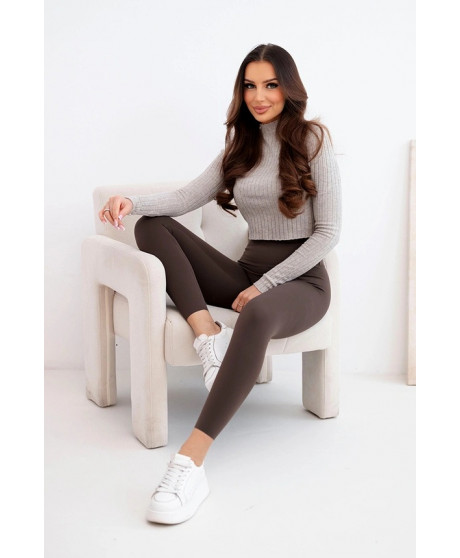 Dámske legíny s extra vysokým a elastickým  pásom