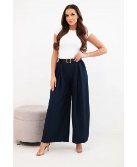 Dámske elegantné široké nohavice