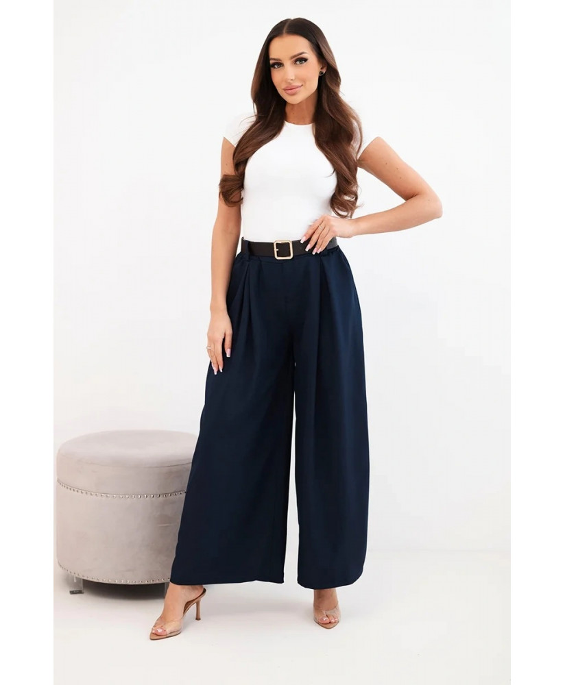 Dámske elegantné široké nohavice