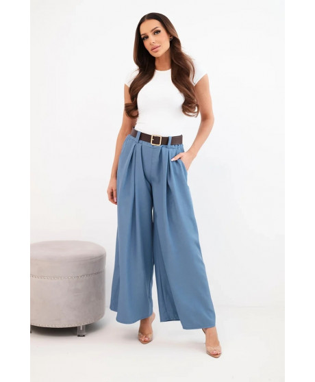 Dámske elegantné široké nohavice