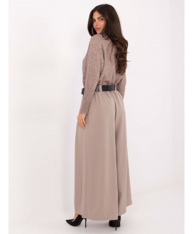 Dámske elegantné nohavice  s opaskom