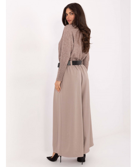 Dámske elegantné nohavice  s opaskom