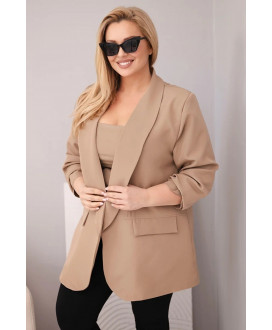 Dámske elegantné sako PLUS SIZE