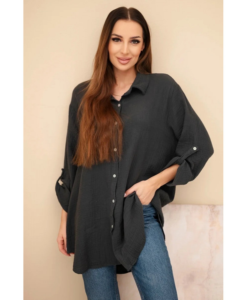 Bavlnená mušelínová košeľa