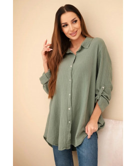 Bavlnená mušelínová košeľa