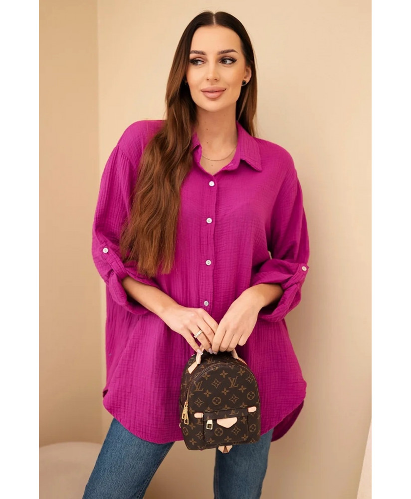 Bavlnená mušelínová košeľa