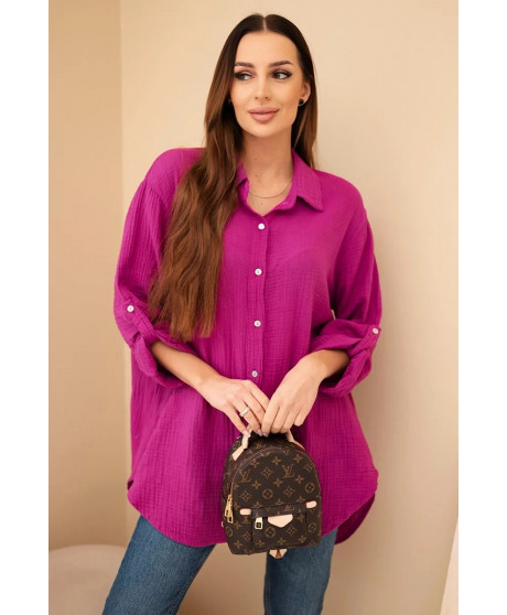 Bavlnená mušelínová košeľa