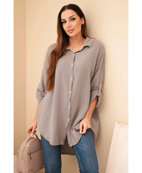 Bavlnená mušelínová košeľa