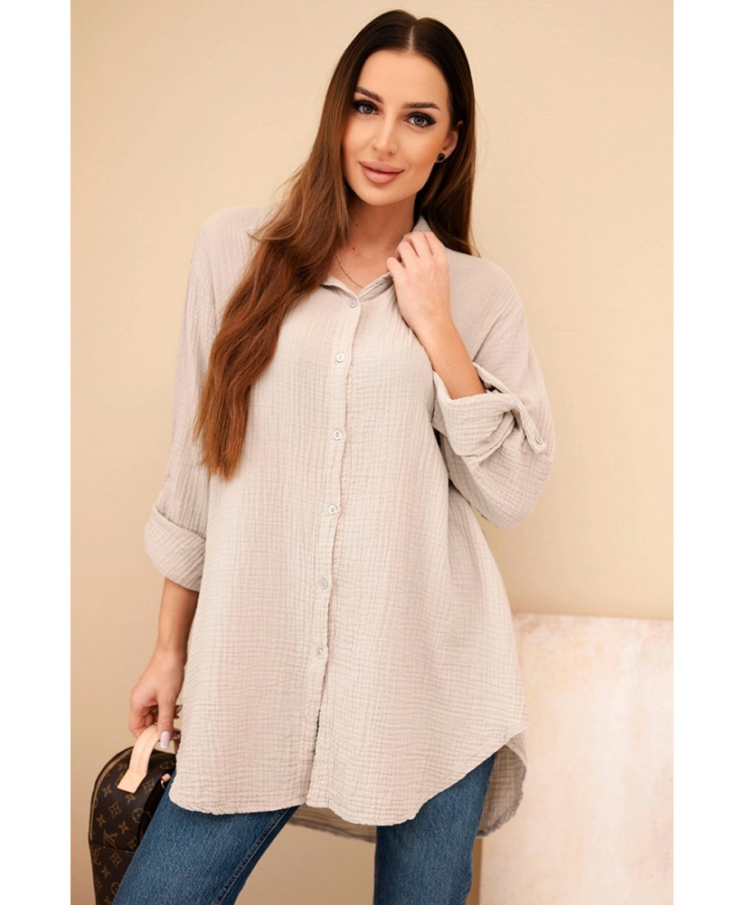 Bavlnená mušelínová košeľa