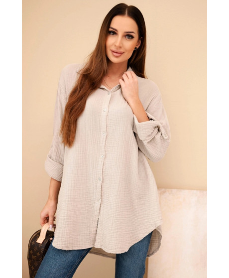 Bavlnená mušelínová košeľa