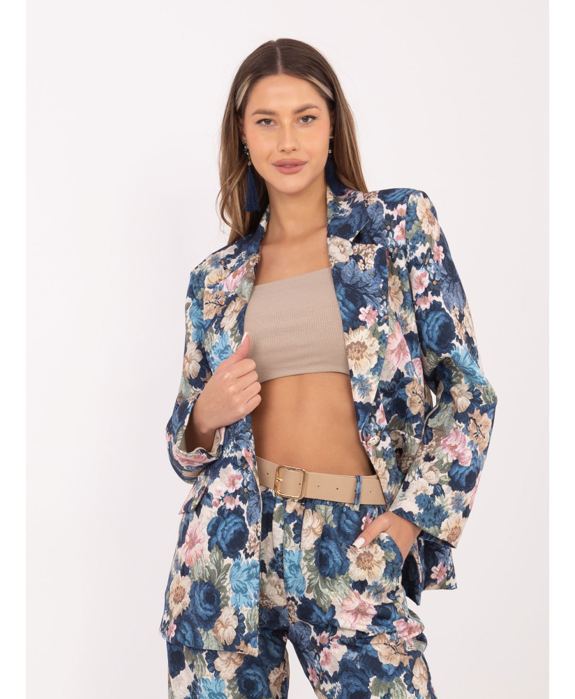 Dámske kvetinové sako