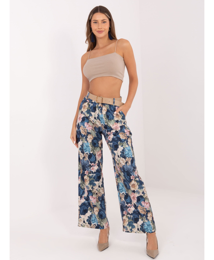 Dámske nohavice s opaskom