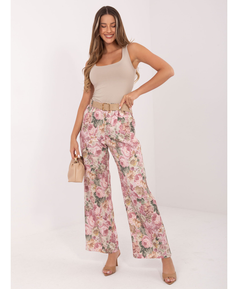 Dámske nohavice s opaskom