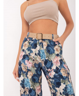 Dámske nohavice s opaskom