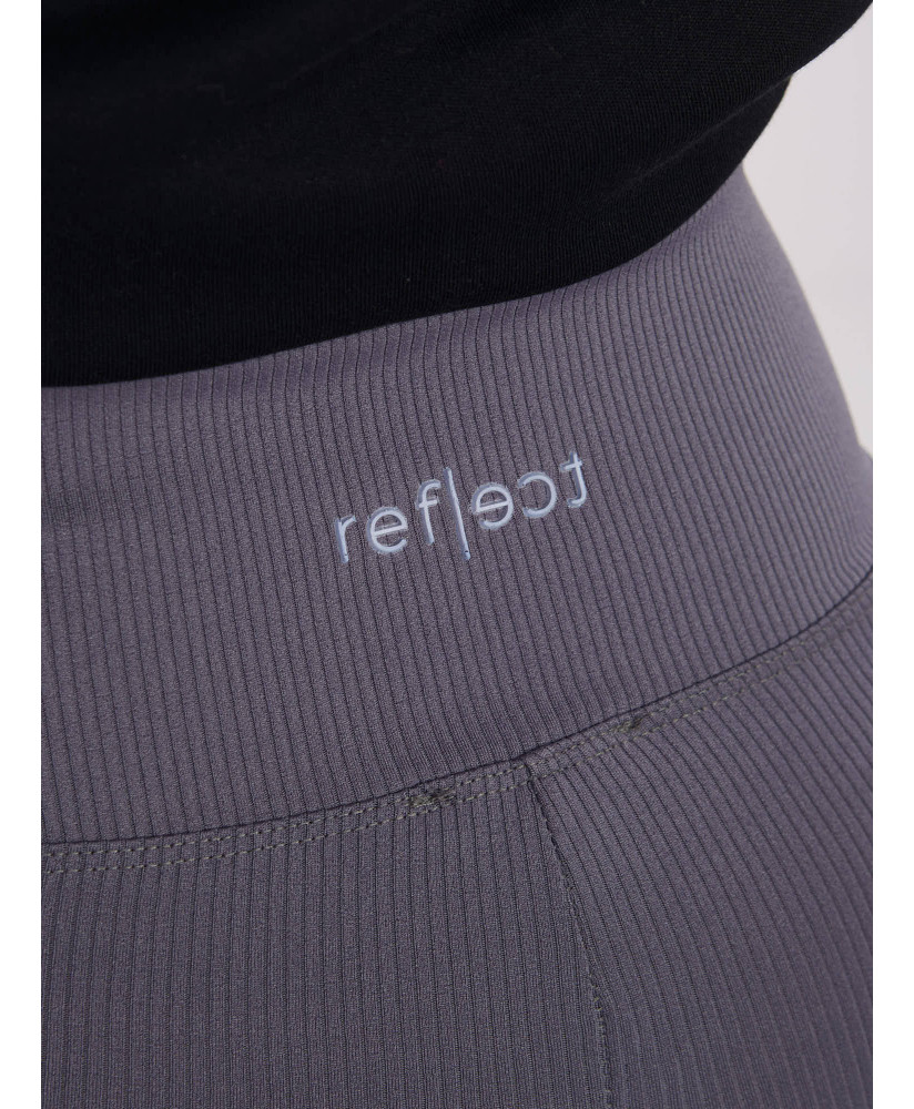 Rebrované legíny s vysokým pásom