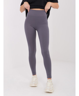 Rebrované legíny s vysokým pásom